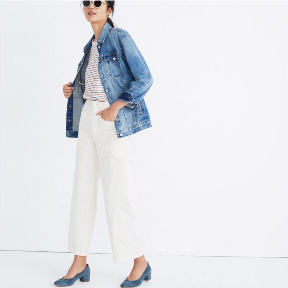 Madewell Oversized Jean Jacket in Capstone